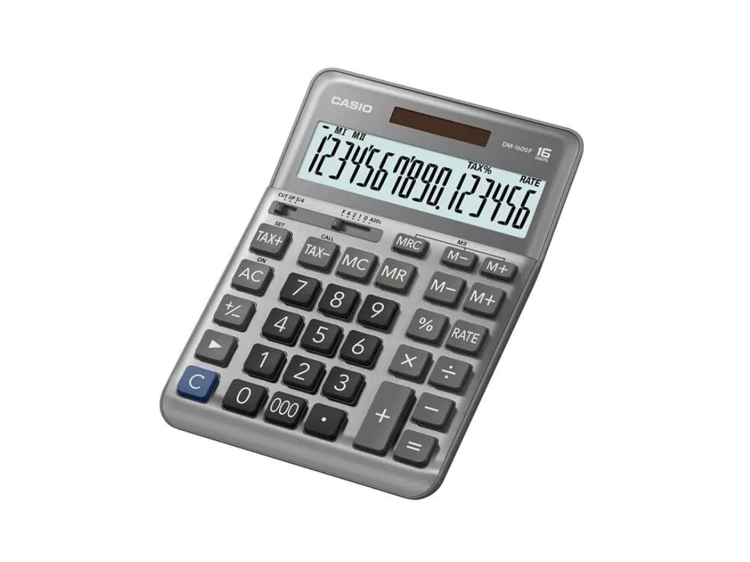 Buy Casio DM-1600F-W-DP Calculator in Qatar Buy Casio DM-1600F-W-DP Calculator in Qatar